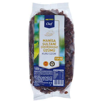 METRO Chef Kuru Üzüm No:10 1 Kg (4'li Paket) ürün görseli 1