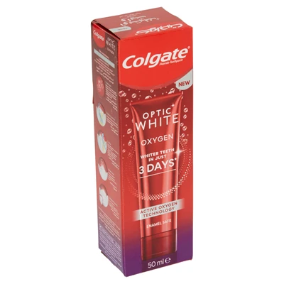 Colgate Diş Macunu Optıc Whıte Oxygn 50 Ml Beyazlatıcı (6'li Paket) ürün görseli 1