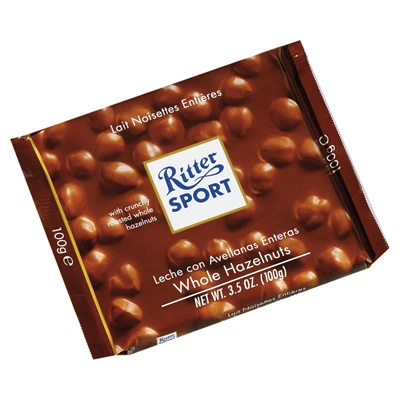 Ritter SPORT Çikolata 100 G Tane Fındık Beyaz (4'li Paket) ürün görseli 1