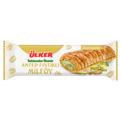 ÜLKER Antep Fıstıklı Milföy 24 X 28 G Baklava (5'li Paket) ürün görseli 1