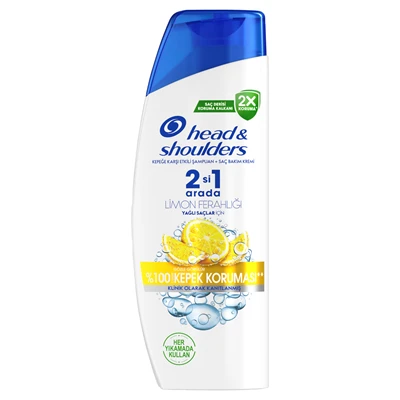 head & shoulders Şampuan 330 Ml 1In1 Limon Ferahlığı (6'li Paket) ürün görseli 1