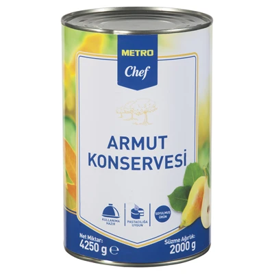 METRO Chef Meyve Konserve 4,25 Kg Armut (2'li Paket) ürün görseli 1