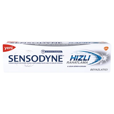 SENSODYNE Diş Macunu Hızlı Rahatlama 75Ml Beyazlatıcı (5'li Paket) ürün görseli 1