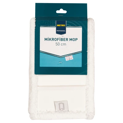 METRO PROFESSIONAL Mikrofiber Mop 50Cm (4'li Paket) ürün görseli 1