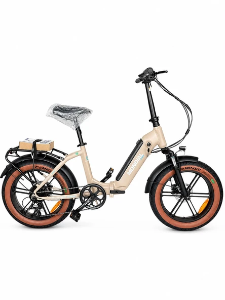 Mondial E-Bike Imperial Pro Bej - Resim 2