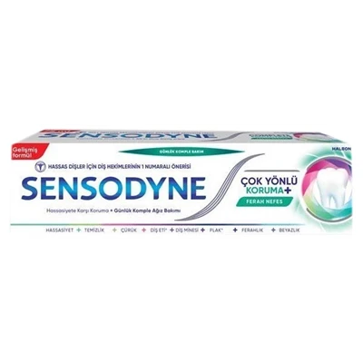 SENSODYNE Çok Yönlü Korumalı Diş Macunu 75 Ml Ferahlık (4'li Paket) ürün görseli 1