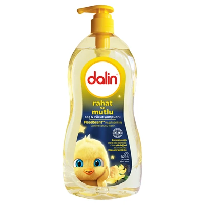 dalin Saç Ve Vücut Şampuanı 700 Ml Rahat&Mutlu (4'li Paket) ürün görseli 1