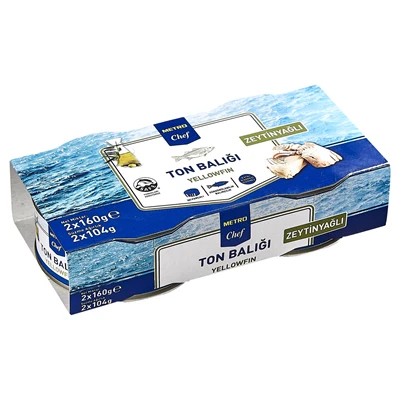 METRO Chef Ton Balığı 2*160 G Zeytinyağlı (2'li Paket) ürün görseli 1