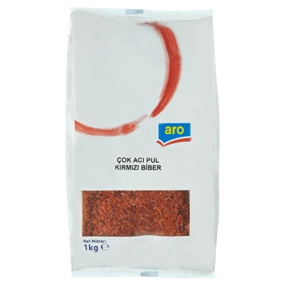 aro Çok Acı Pul Kırmızı Biber 1 Kg (4'li Paket) ürün görseli 1