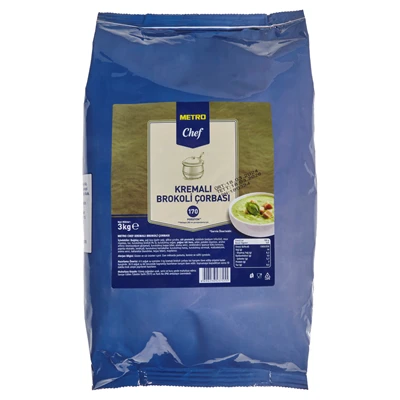 METRO Chef Toz Çorba 3 Kg Kremalı Brokoli (3'li Paket) ürün görseli 1
