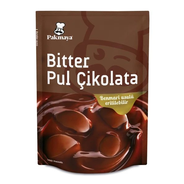 Pakmaya Bitter Pul Çikolata 100 G (5'li Paket) ürün görseli 1