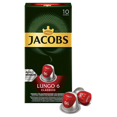 JACOBS Kapsül Kahve Lungo 10 Lu 5,2 G Classic 6 (4'li Paket) ürün görseli 1