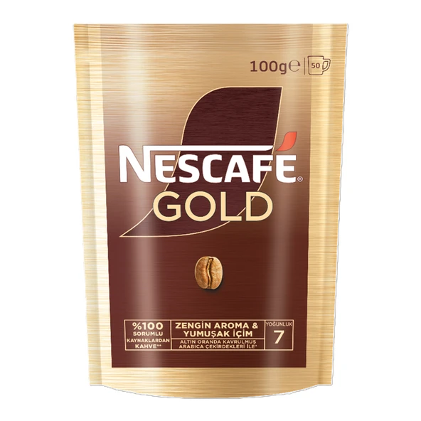 Nescafé Gold Ekonomik Paket 100 G (5'li Paket) ürün görseli 1