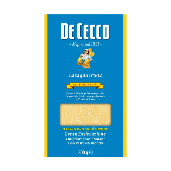 Dececco Lazanya 500 G (3'li Paket) ürün görseli 1