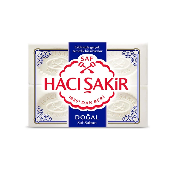 Hacı Şakir Doğal Beyaz Kalıp Sabun 4X150 G (6'li Paket) ürün görseli 1