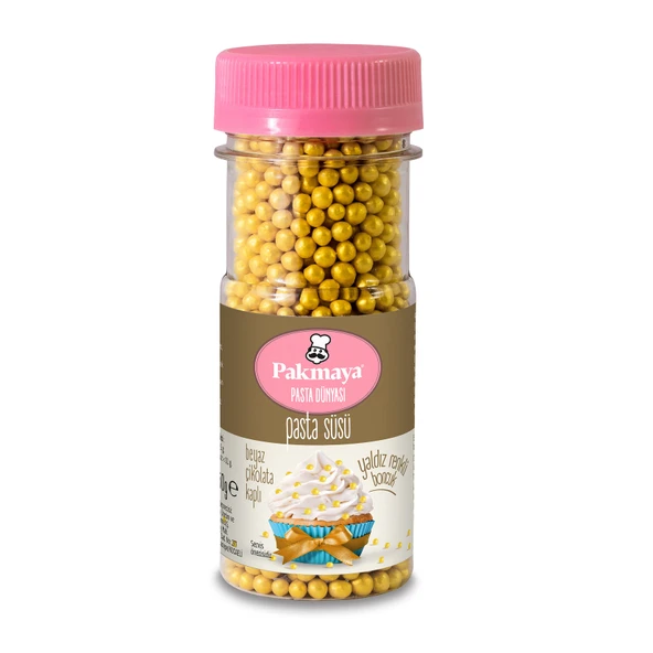 Pakmaya Pasta Süsü Yaldız Boncuk Pirnç Patlağı 50 G (8'li Paket) ürün görseli 1