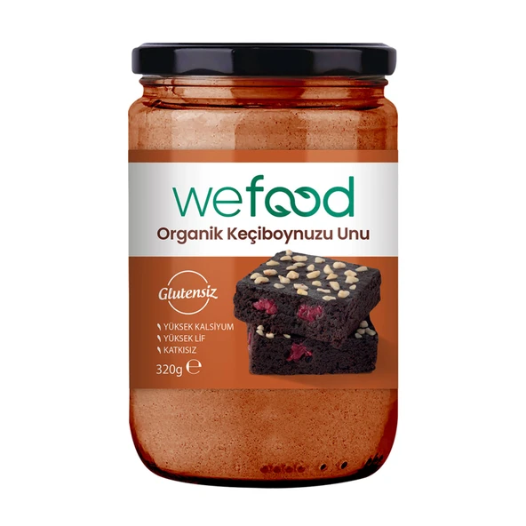 Wefood Organik Keçiboynuzu Unu 320 G (6'li Paket) ürün görseli 1