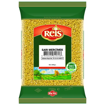 REİS Sarı Mercimek 2,5Kg (3'li Paket) ürün görseli 1