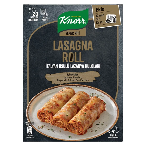 Knorr Yemek Kiti Lazanya Roll 180G (4'li Paket) ürün görseli 1