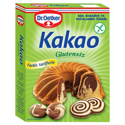 Dr. Oetker Glutensiz Kakao 70G (7'li Paket) ürün görseli 1