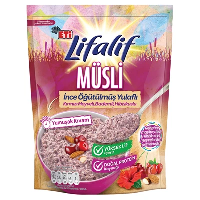 ETİ Lifalif Yulaf Ezmesi 250G İnce Çeşnili (5'li Paket) ürün görseli 1