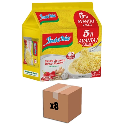 Indomie Hazır Noodle 8 X 5*75 G Tavuk (3'li Paket) ürün görseli 1