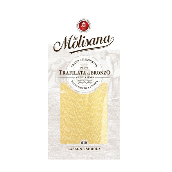 La Molisana Lasagne Semola N219 Sade Lazanya 500 G (4'li Paket) ürün görseli 1