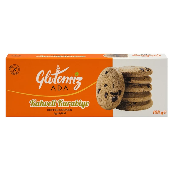 Glutensiz Ada Kahveli Kurabiye 108 G (4'li Paket) ürün görseli 1