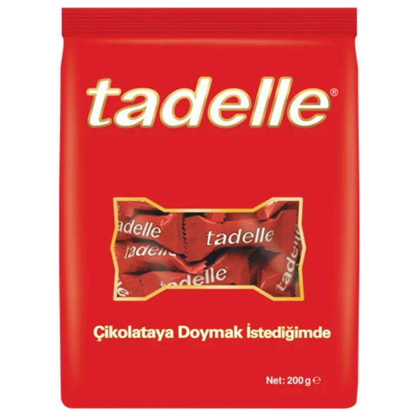 Tadelle Fındık Dolgulu Sütlü Çikolata Poşet 200 G (4'li Paket) ürün görseli 1
