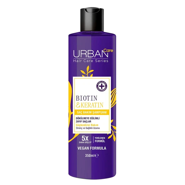 Urban Care Biotin & Keratin Şampuan 350 Ml (3'li Paket) ürün görseli 1