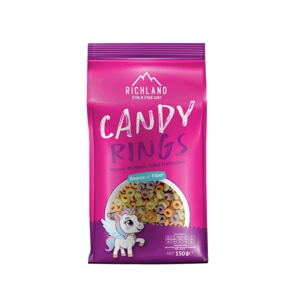Richland Meyve Aromalı Tahıl Halkaları 150 G (8'li Paket) ürün görseli 1
