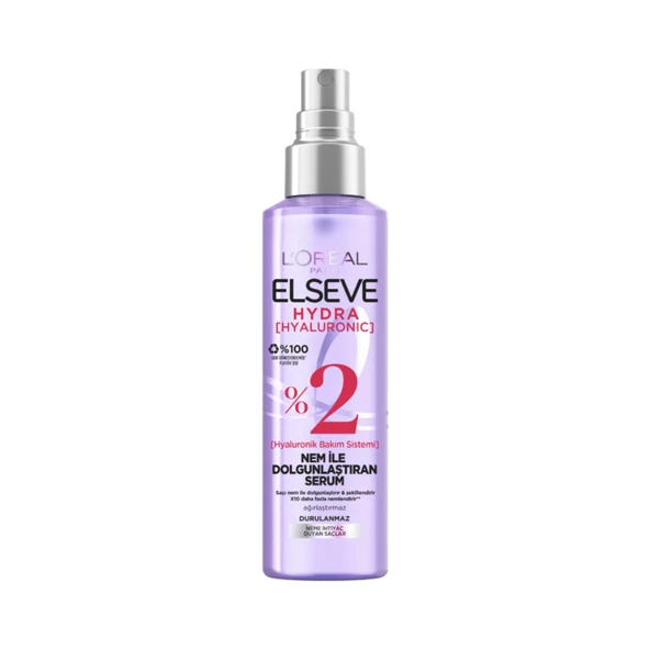 L'Oréal Paris Elseve Hydra [Hyaluronic] Nem ile Dolgunlaştıran Serum 150 Ml (4'li Paket) ürün görseli 1