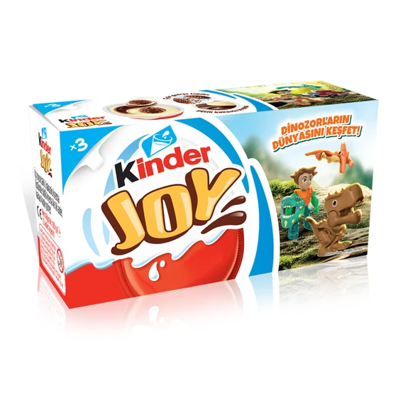 Kinder Joy Erkeklere Özel 3'lü Paket 3 x 20 G (6'li Paket) ürün görseli 1