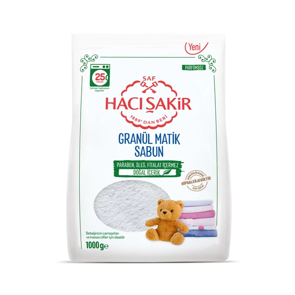 Hacı Şakir Granül Matik Lavanta 1000 G (4'li Paket) ürün görseli 1