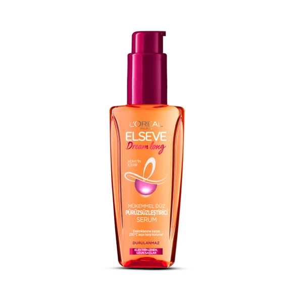 L'Oréal Paris Elseve Dream Long Mükemmel Düz Pürüzsüzleştirici Serum 100 Ml (4'li Paket) ürün görseli 1