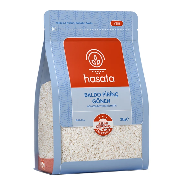 Hasata Gönen Baldo Pirinç 2 Kg (3'li Paket) ürün görseli 1