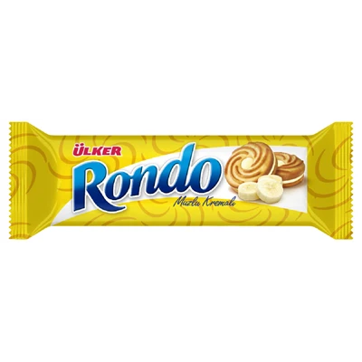 ÜLKER Rondo Bisküvi 24*61G Muz (6'li Paket) ürün görseli 1