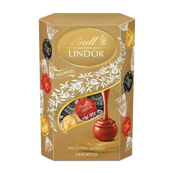 Lindt Lindor Assort Cornet Dolgulu Çikolatalar 137 G (4'li Paket) ürün görseli 1