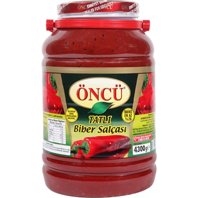ÖNCÜ Biber Salçası 4,3Kg Tatlı (2'li Paket) ürün görseli 1