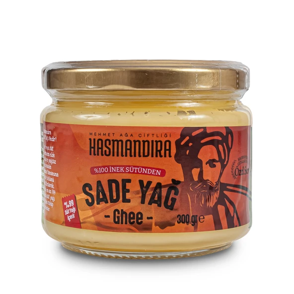 Hasmandıra Ghee Sade Yağ İnek 300 Gr (2'li Paket) ürün görseli 1