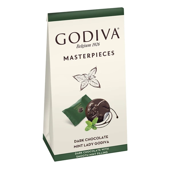 Godiva Masterpieces Naneli Bitter Çikolata Kutu 115 G (3'li Paket) ürün görseli 1