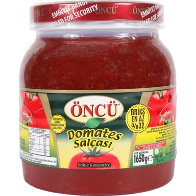ÖNCÜ Domates Salçası 1,65Kg 34-36Brıx (4'li Paket) ürün görseli 1
