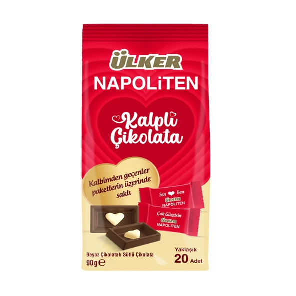 Ülker Napoliten Kalpli Çikolata Kutu 90 G (6'li Paket) ürün görseli 1