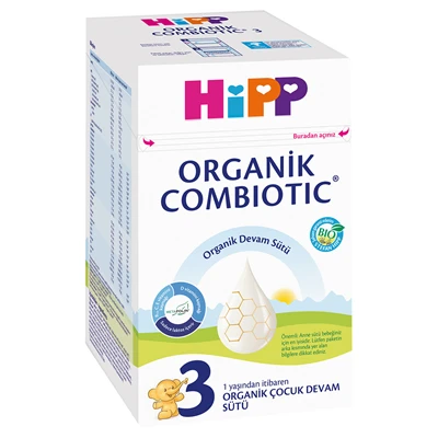 HİPP Organik Combiotic Bebek Sütü 600 G No 3 (4'li Paket) ürün görseli 1