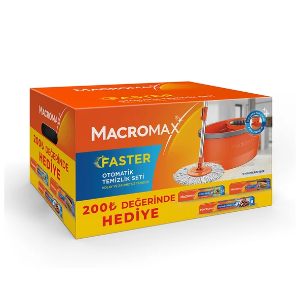 Macromax Faster Temizlik Seti - Mutfak Malzemesi Hediye ürün görseli 1
