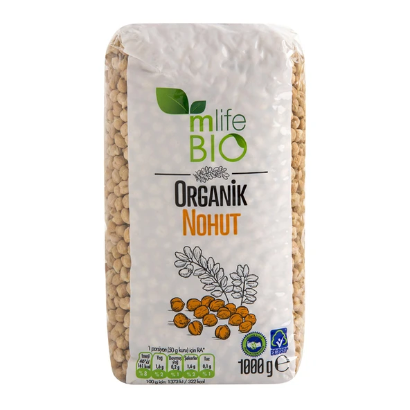 Ml Life Bio Organik Nohut 1 Kg (6'li Paket) ürün görseli 1