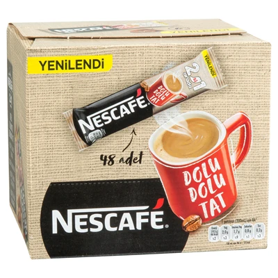 NESCAFE 2'si 1 Arada Kahve 48 X 10 G (6'li Paket) ürün görseli 1