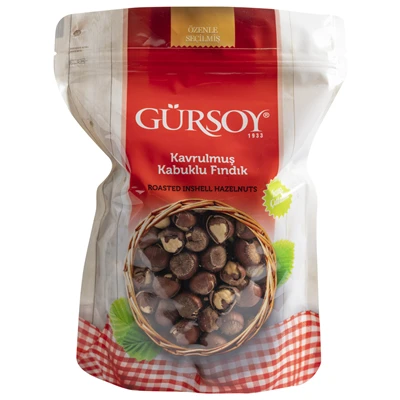 GÜRSOY Kabuklu Fındık 500G Kavrulmuş (2'li Paket) ürün görseli 1