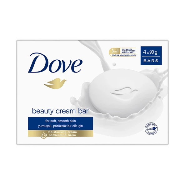Dove Beauty Cream Bar Katı Güzellik Sabunu Original 4x90 g (6'li Paket) ürün görseli 1