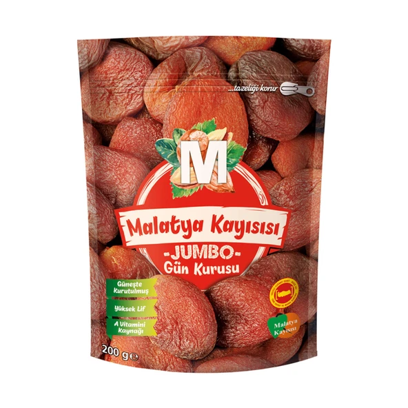 Migros Gün Kurusu Malatya Kayısısı Jumbo 200 G (4'li Paket) ürün görseli 1